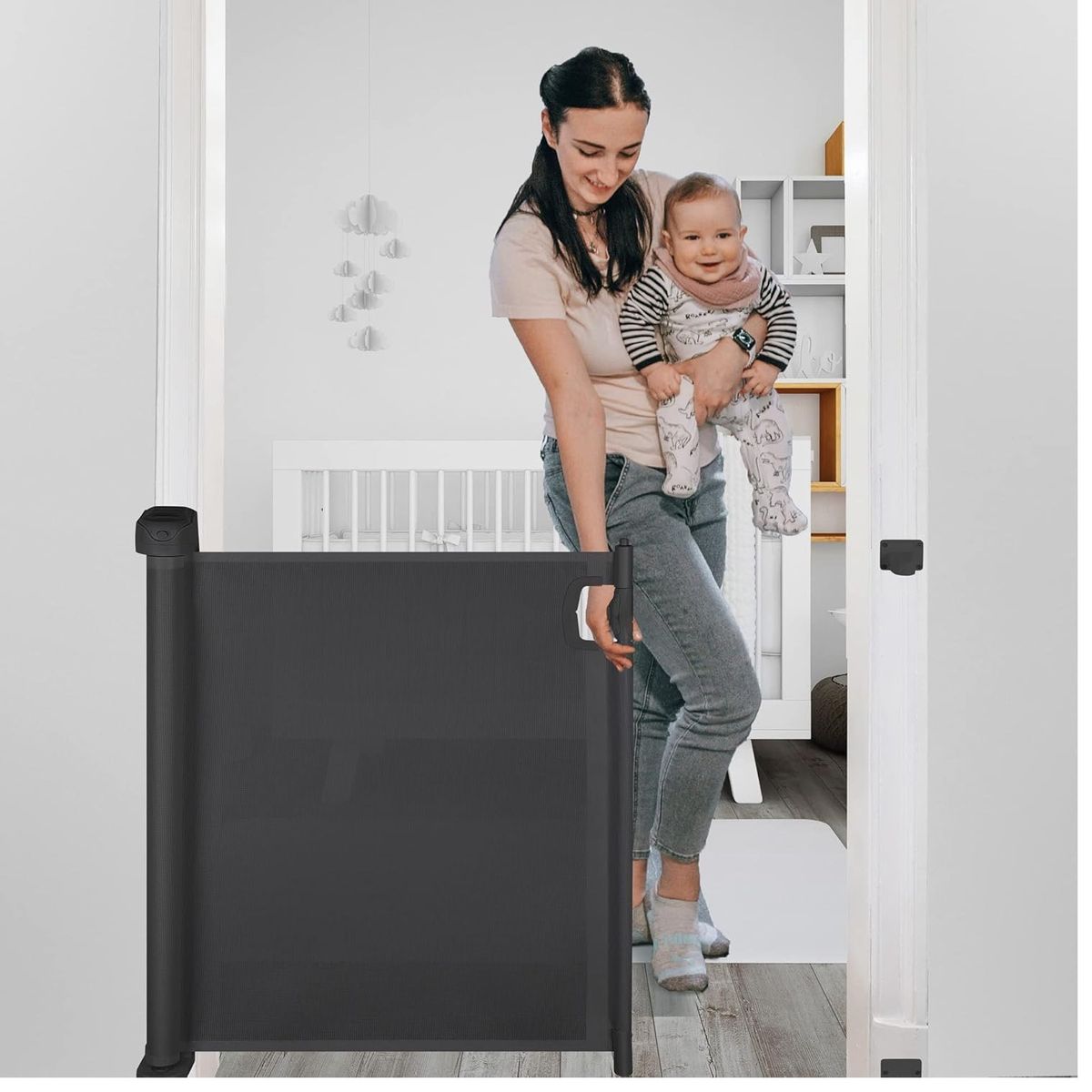 OEM - Puerta de Seguridad para Bebes Retráctil