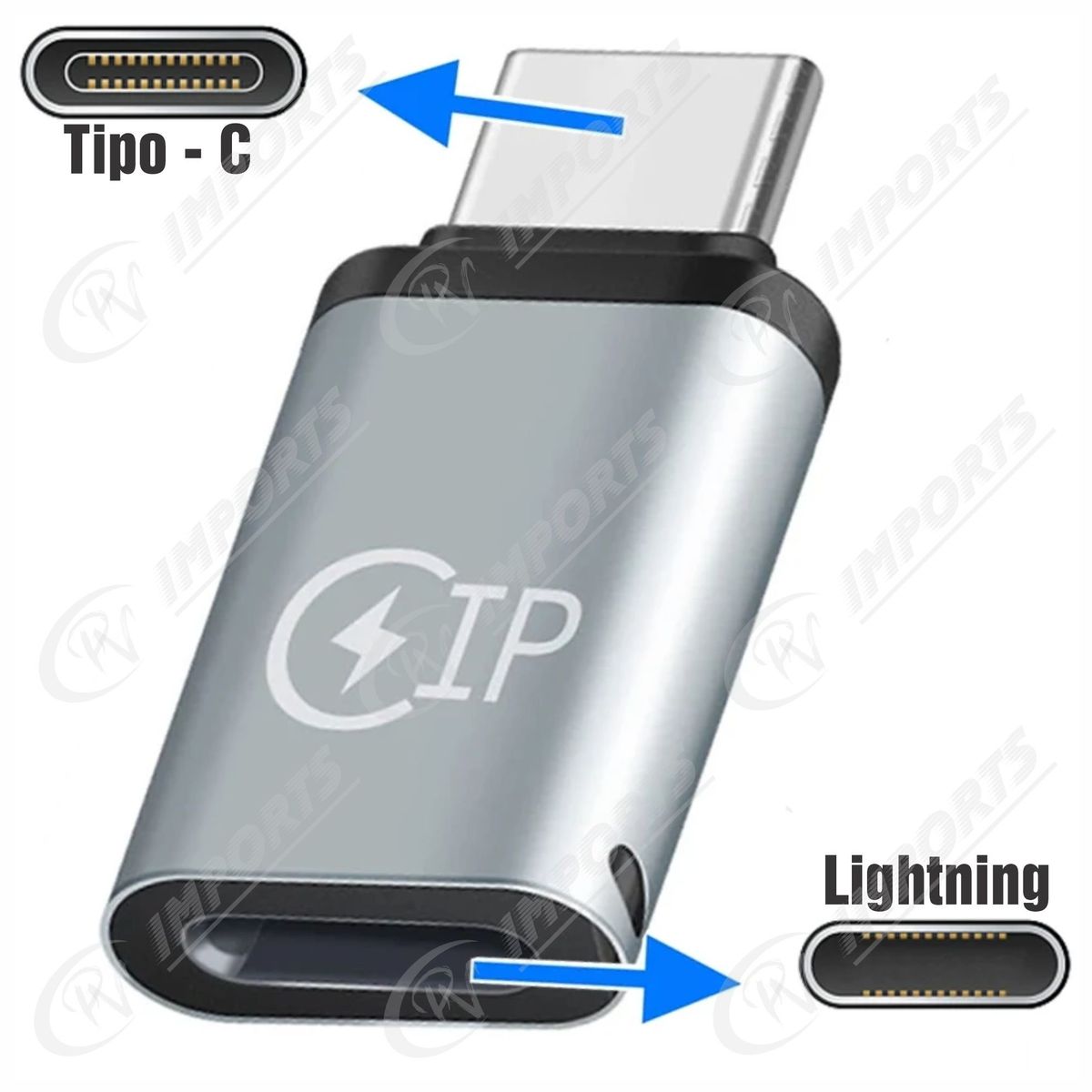 GENERICO - Adaptador Lightning a Usb Tipo C para Carga y Datos No Audio o Micro