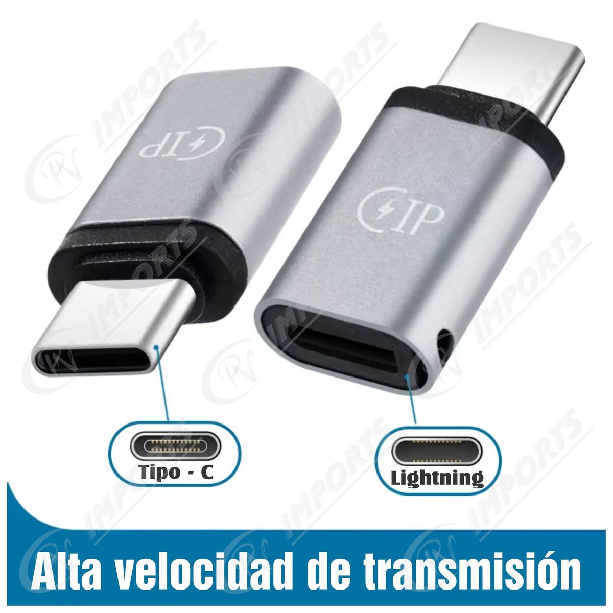 GENERICO - Adaptador Lightning a Usb Tipo C para Carga y Datos No Audio o Micro