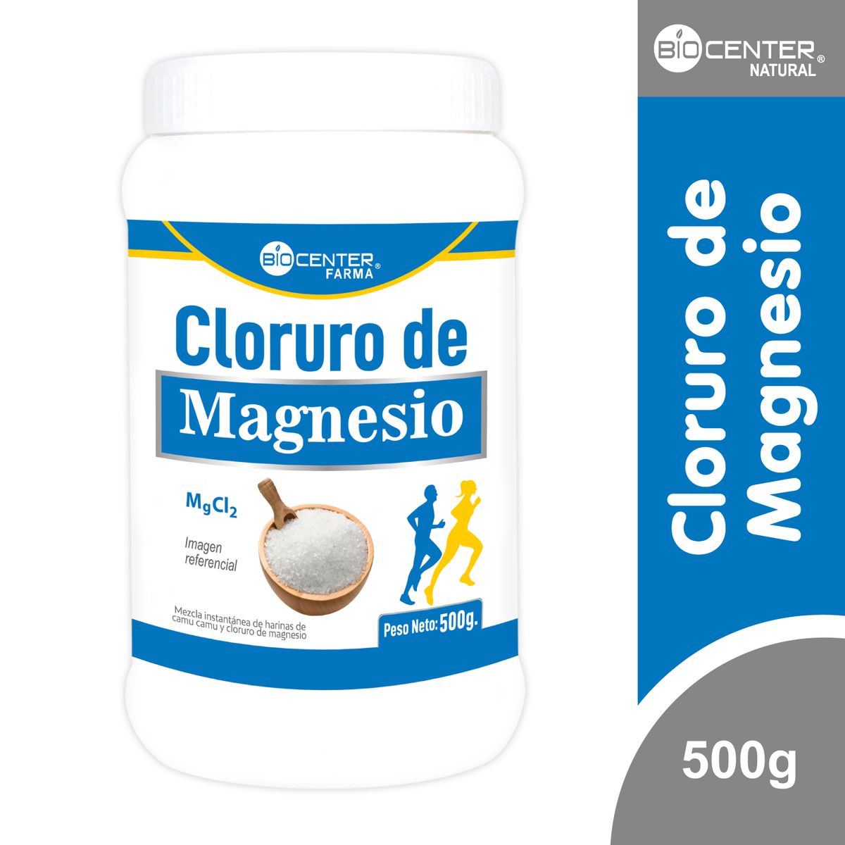 BIOCENTER NATURAL - Cloruro de Magnesio x 500 g - Biocenter Natural