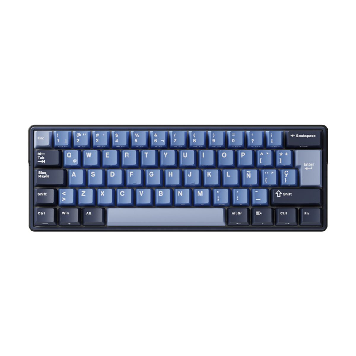 ROYAL KLUDGE - Teclado Mecánico Español Inalámbrico RK61PLUS Indigo 60%TKL Teclados