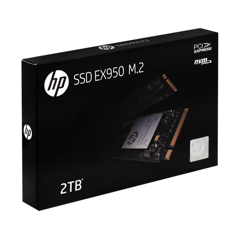 HP - SSD HP EX950 2TB M.2 2280 PCIe Gen 3x4 NVMe 1.3 P/N: 5MS24AA#ABL