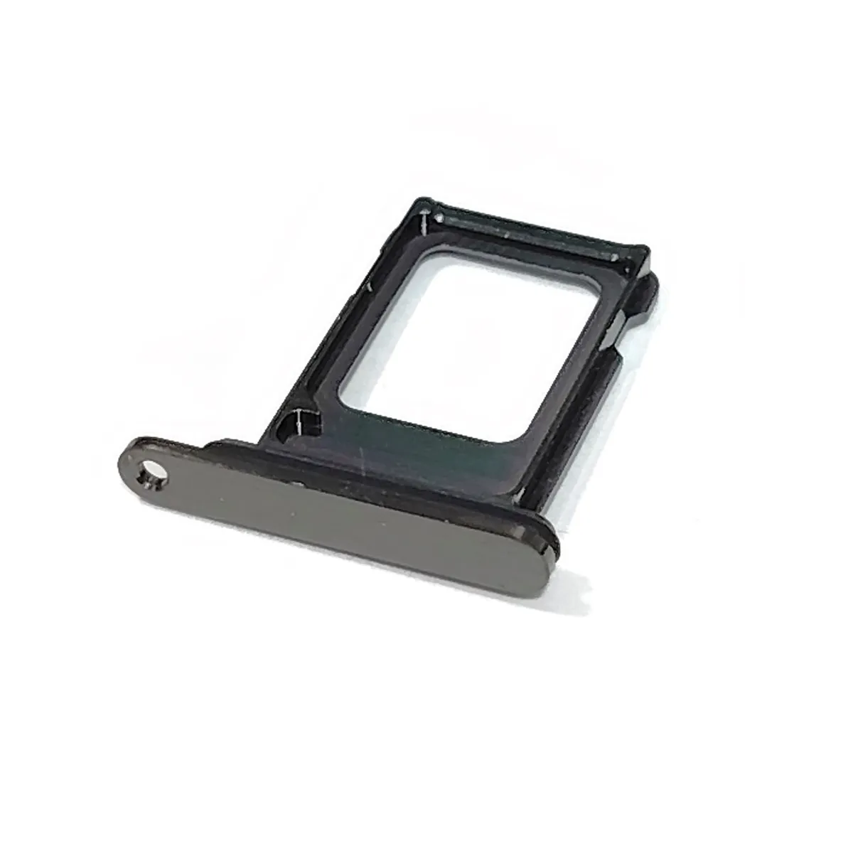 GENERICO - Repuesto Bandeja SIM IPHONE 15PRO - DUAL SIM NEGRO