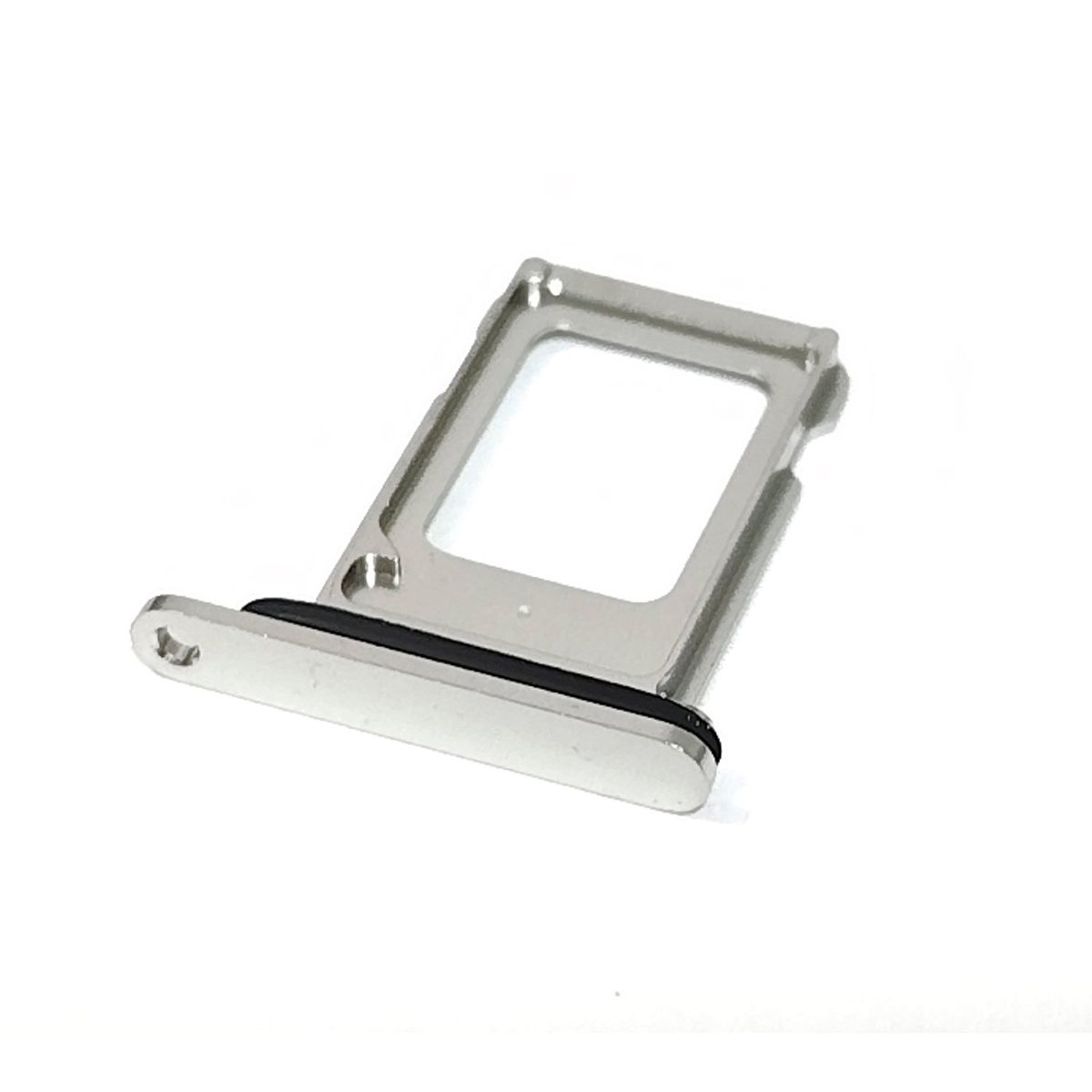 GENERICO - Repuesto Bandeja SIM IPHONE 15PRO - DUAL SIM BLANCO PLATEADO