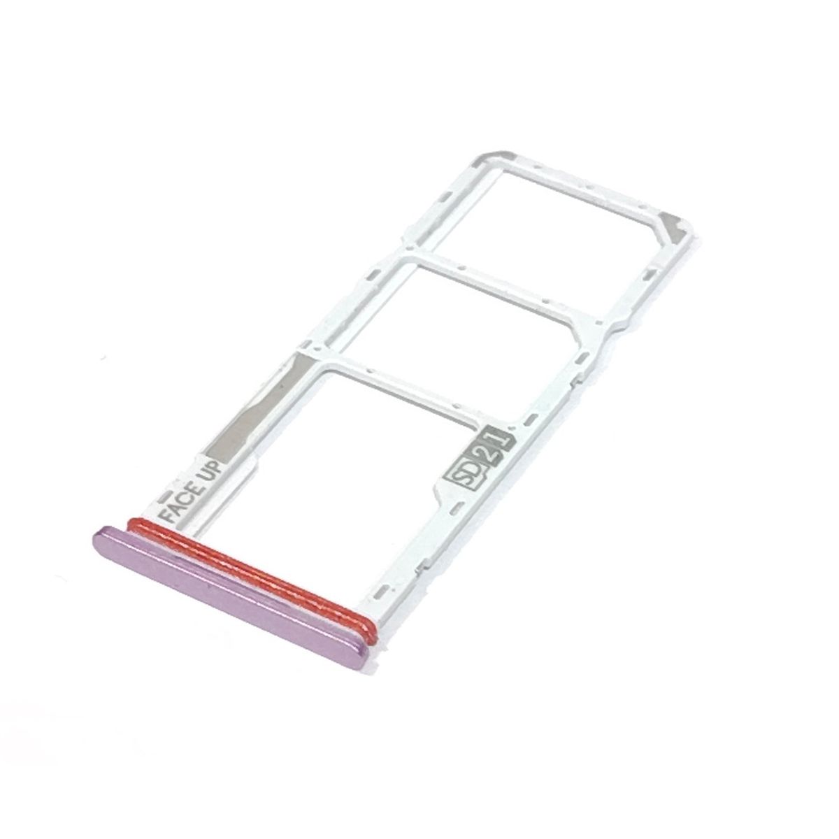 GENERICO - Repuesto Bandeja SIM MOTO G24 - DUAL SIM MORADO