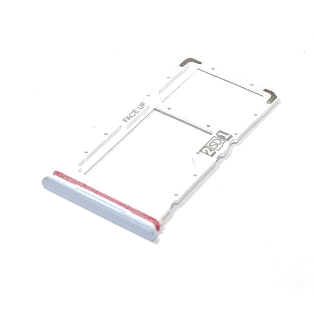 GENERICO - Repuesto Bandeja SIM MOTO G84 - DUAL SIM CELESTE