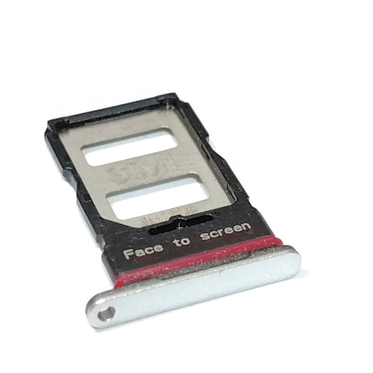 GENERICO - Repuesto Bandeja SIM POCO F5 PRO - DUAL SIM BLANCO PLATEADO