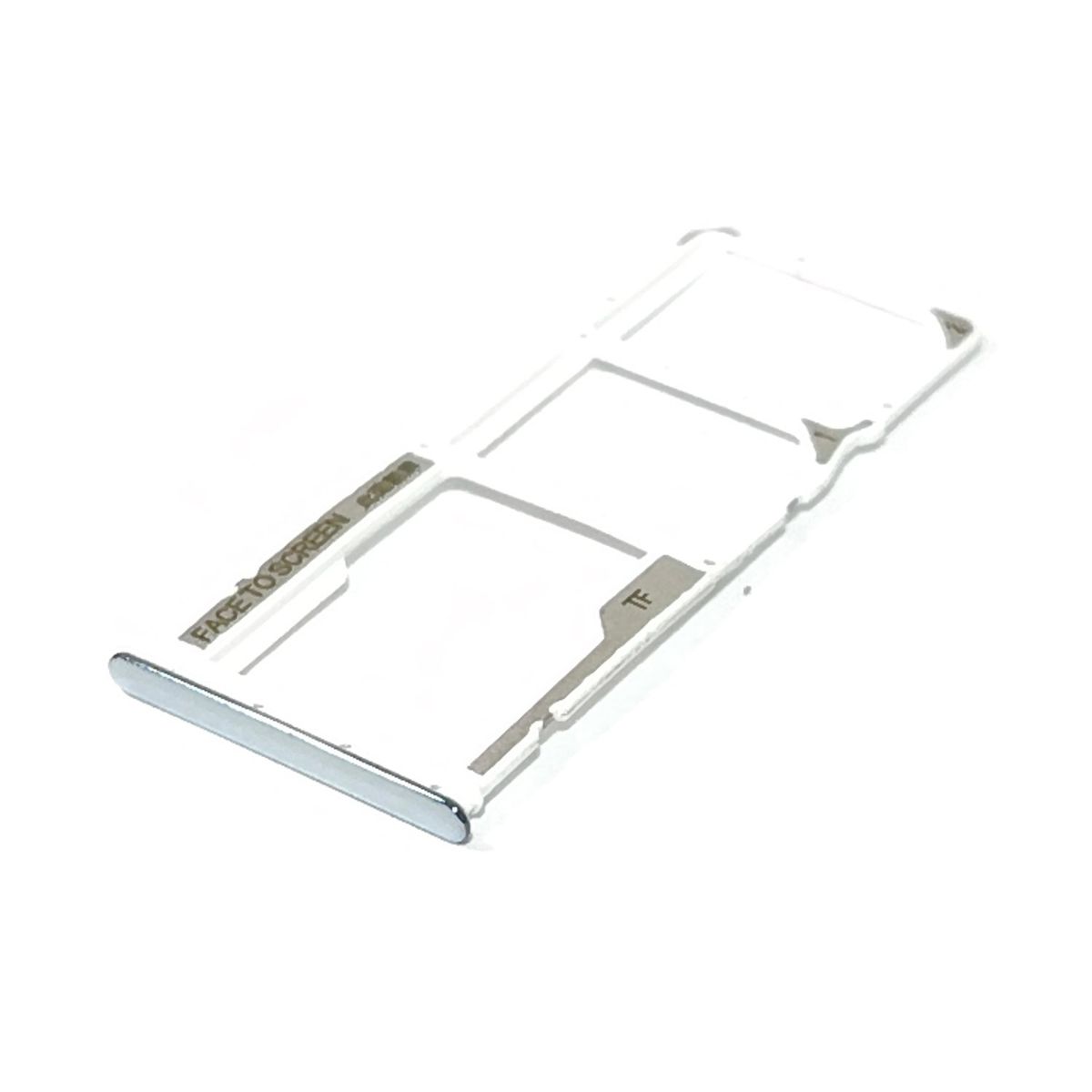 GENERICO - Repuesto Bandeja SIM POCO M5S - DUAL SIM BLANCO PLATEADO