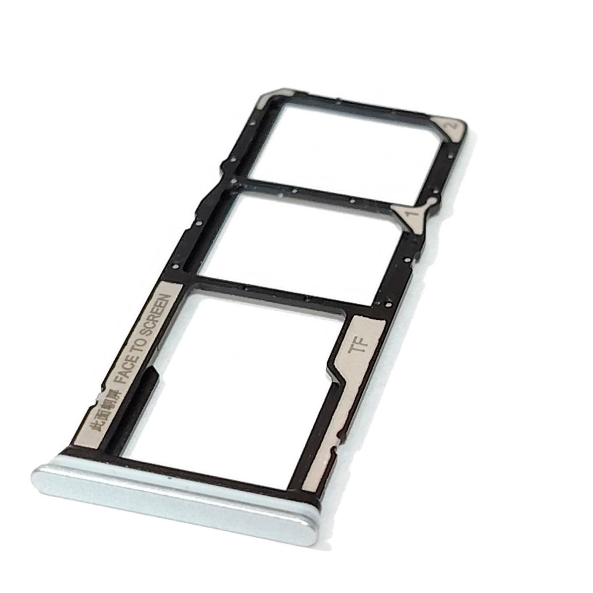GENERICO - Repuesto Bandeja SIM XIAOMI REDMI 13C - DUAL SIM PLATEADO