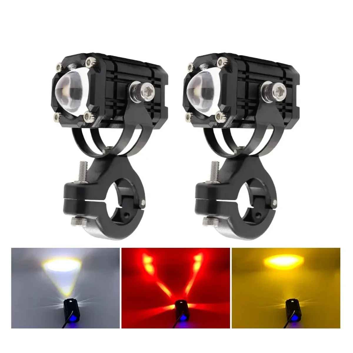 GENERICO - Luces exploradoras x4 iluminaciones de 4000 LM