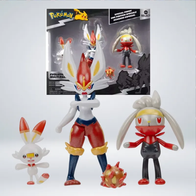 POKEMON - FIGURA POKEMON SELECT MULTIPACK EVOLUTION - SCORBUNNY