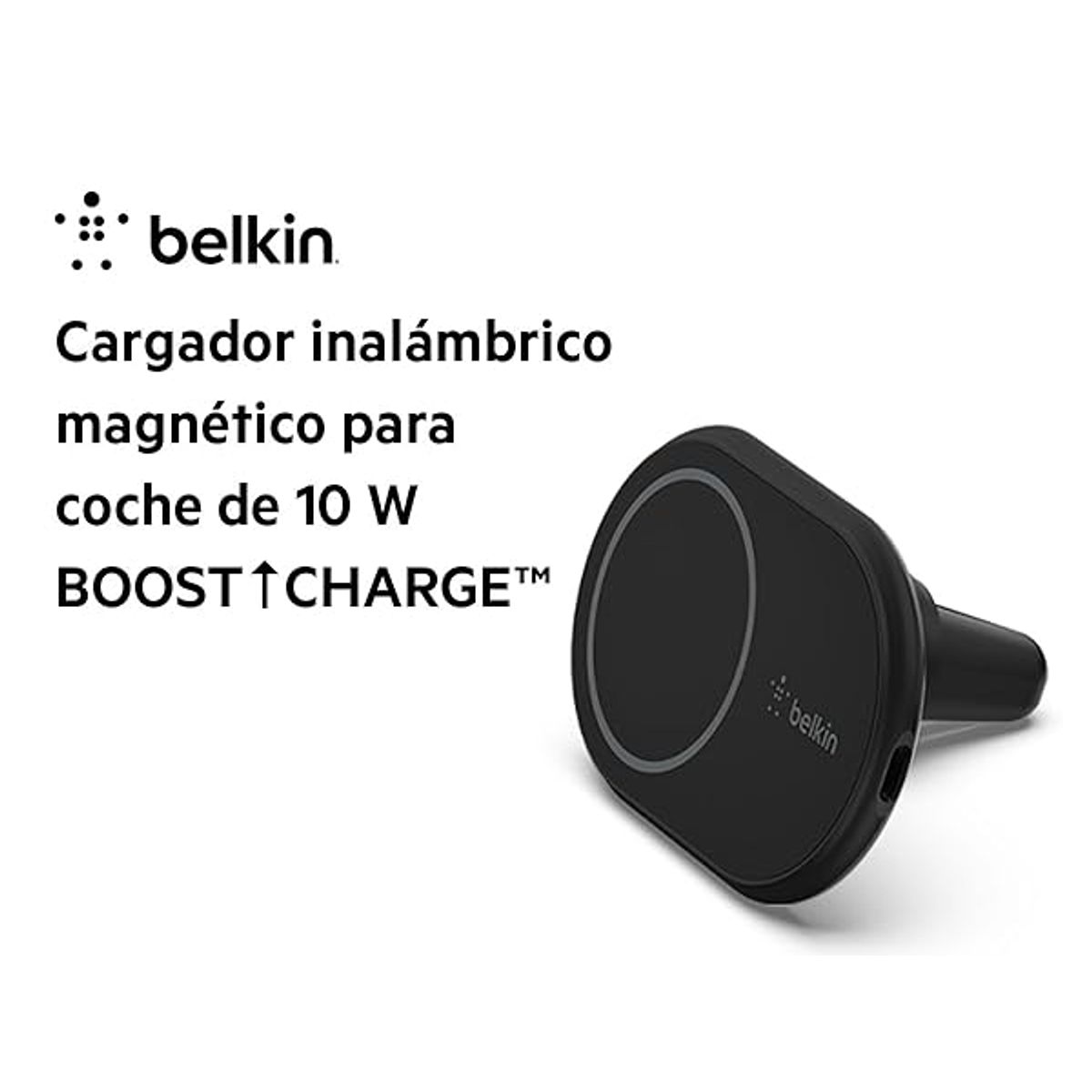 BELKIN - CARGADOR INALAMBRICO 10W  MAGSAFE PARA AUTO BELKIN