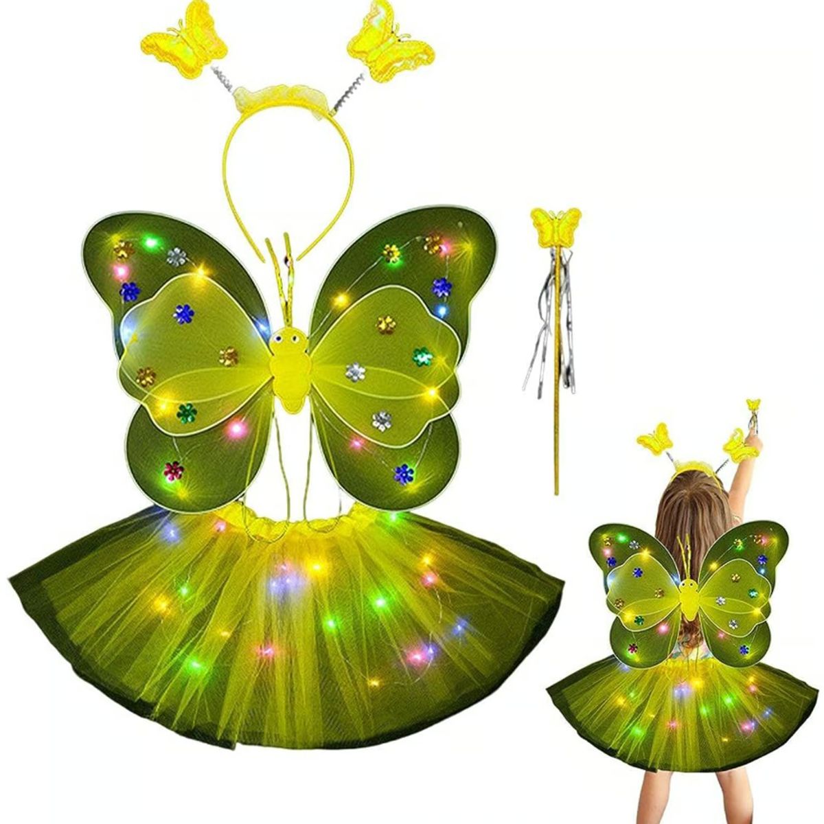 GENERICO - Alitas mariposa luminosa vinchavarita