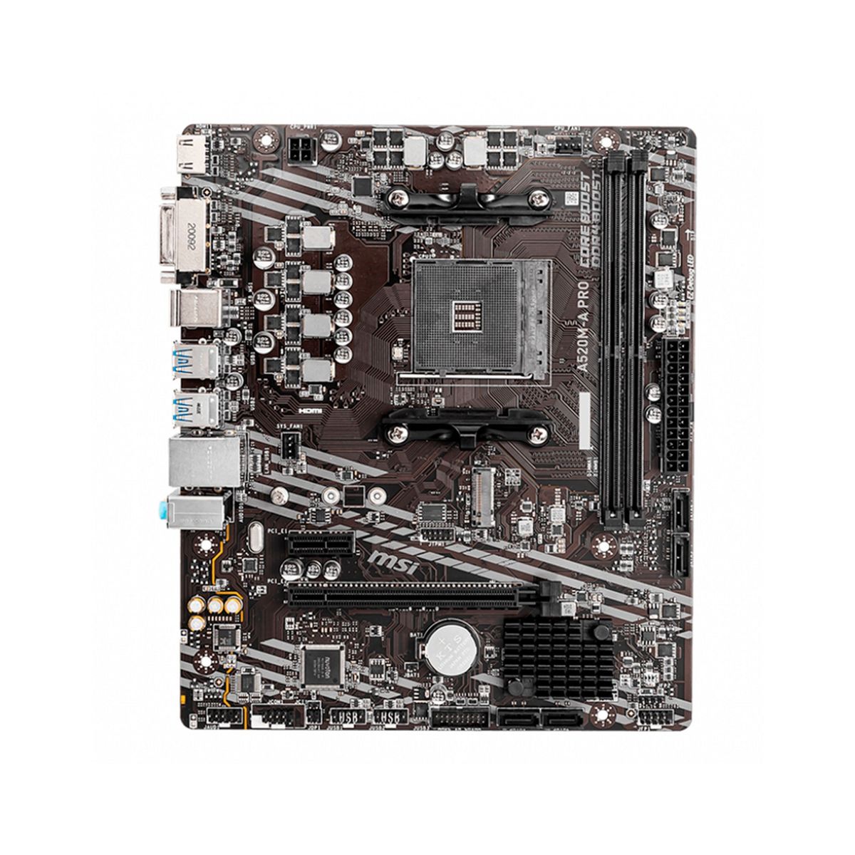 MSI - MOTHERBOARD MSI A520M-A PRO CHIPSET AMD A520 P/N: MOTHERBOARD 