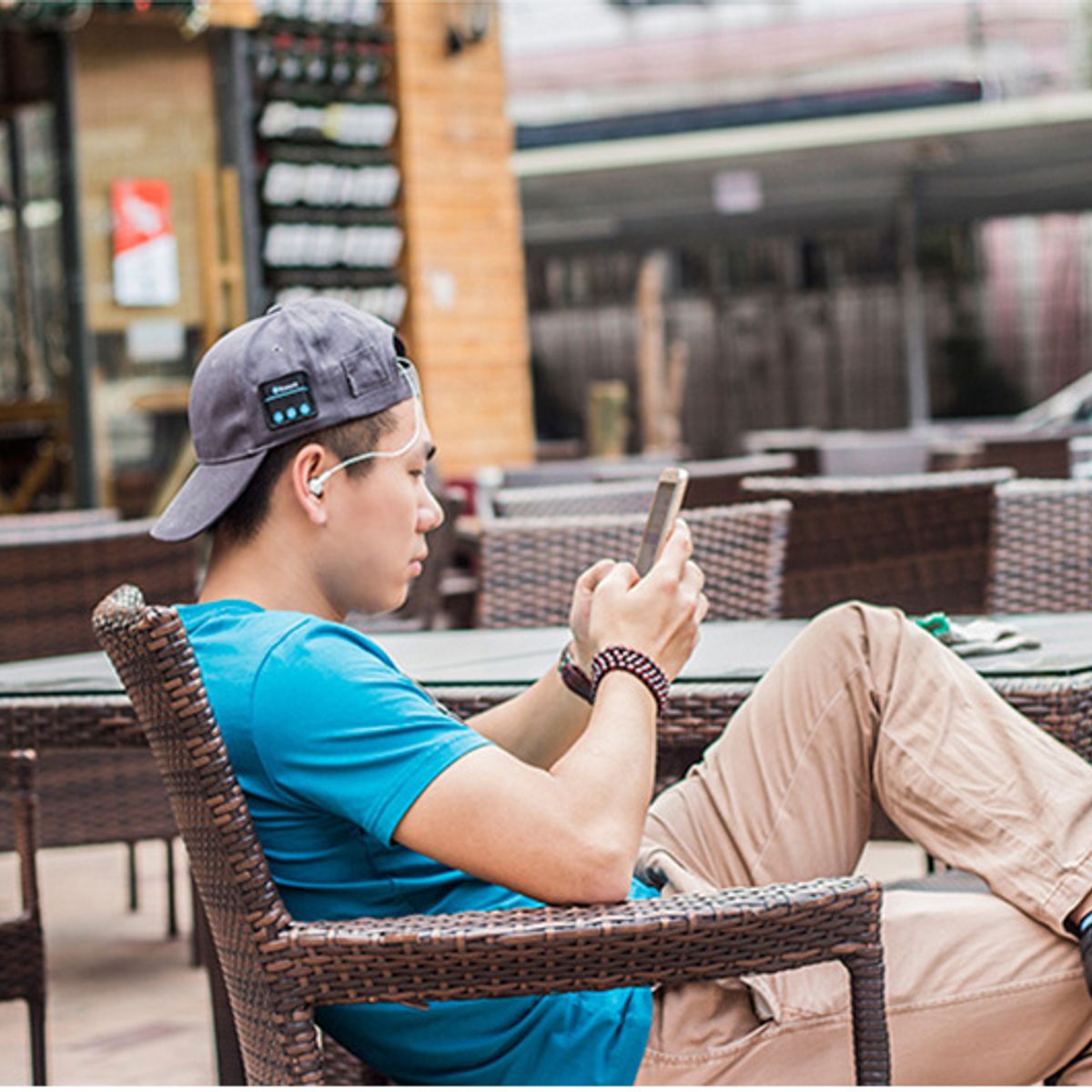 IMPORTADO MC - GORRO BLUETOOTH RECARGABLE