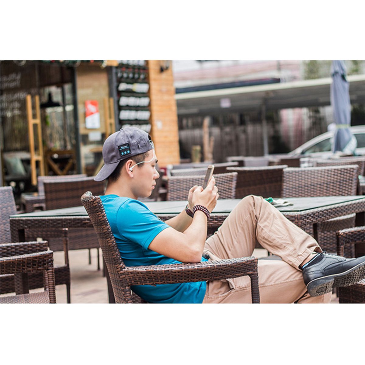 IMPORTADO MC - GORRO BLUETOOTH RECARGABLE