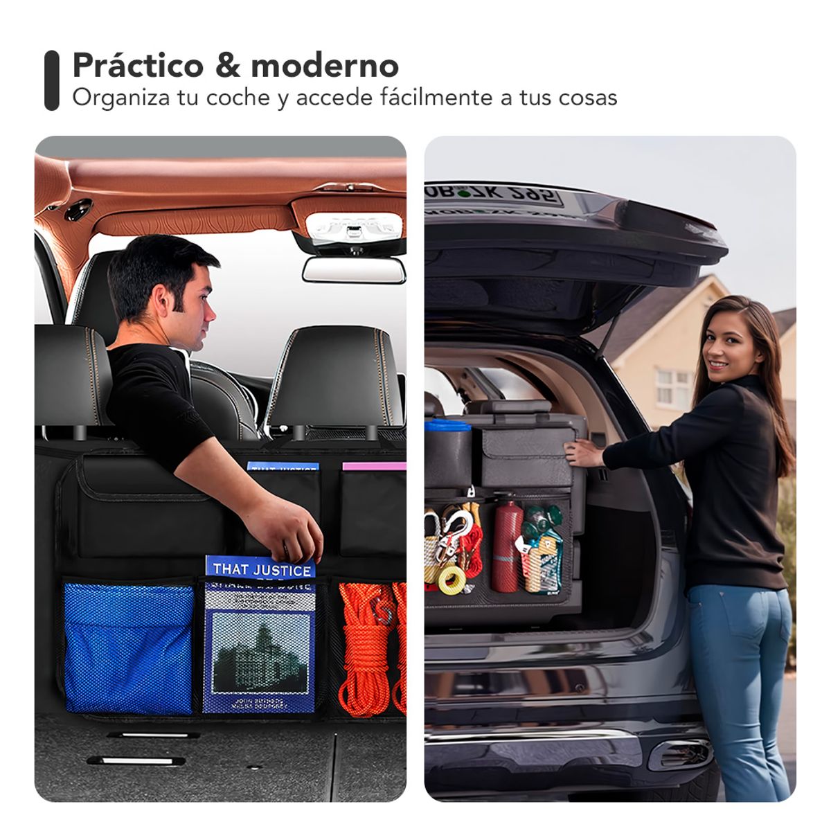KELLER - Organizador de Auto para Maletero Impermeable O99
