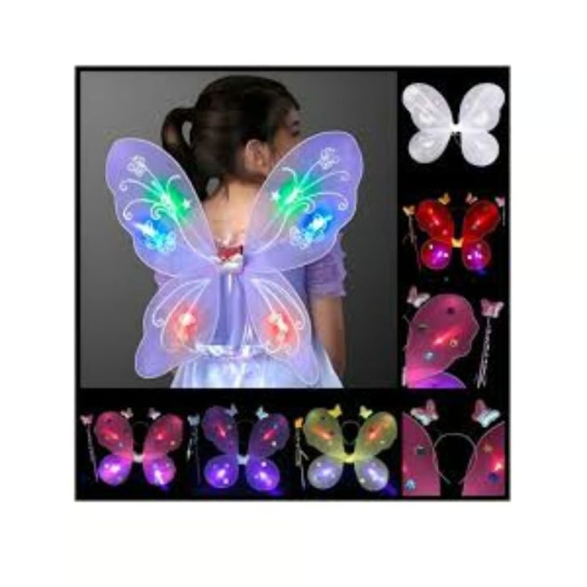 GENERICO - Alitas mariposa luminosa vinchavarita