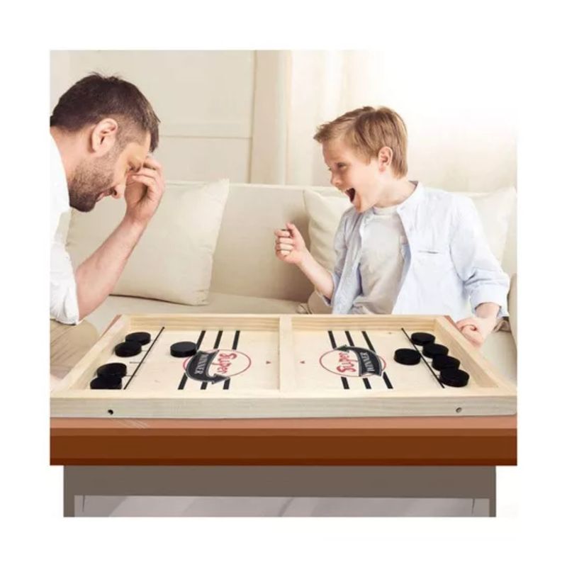 SHEEPBUSTER - Juego de Mesa de Hockey en Madera