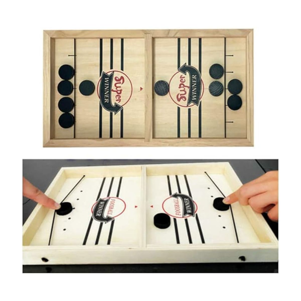 SHEEPBUSTER - Juego de Mesa de Hockey en Madera