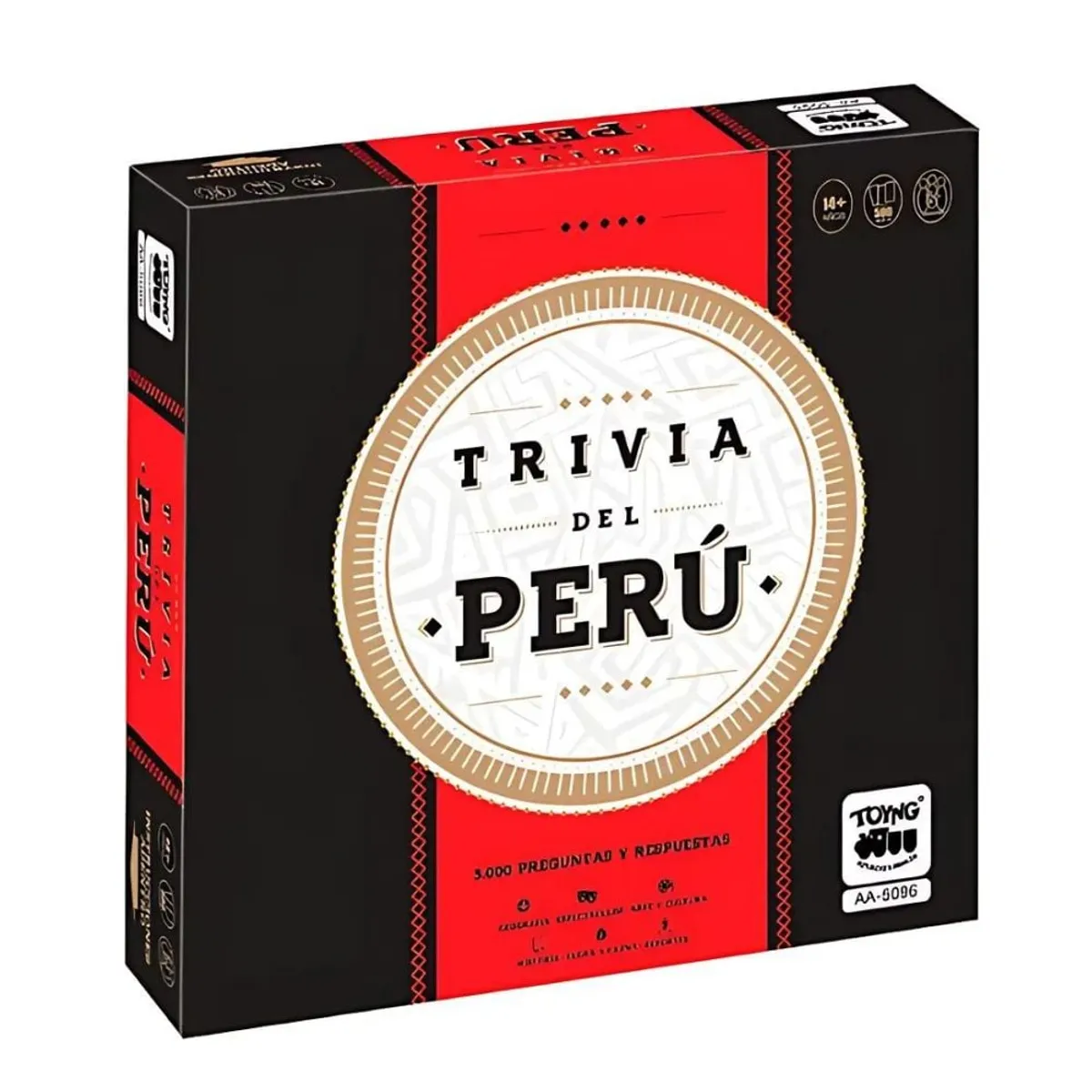 GENERICO - Juego de Trivia del Perú Cartas Juego de mesa Generico