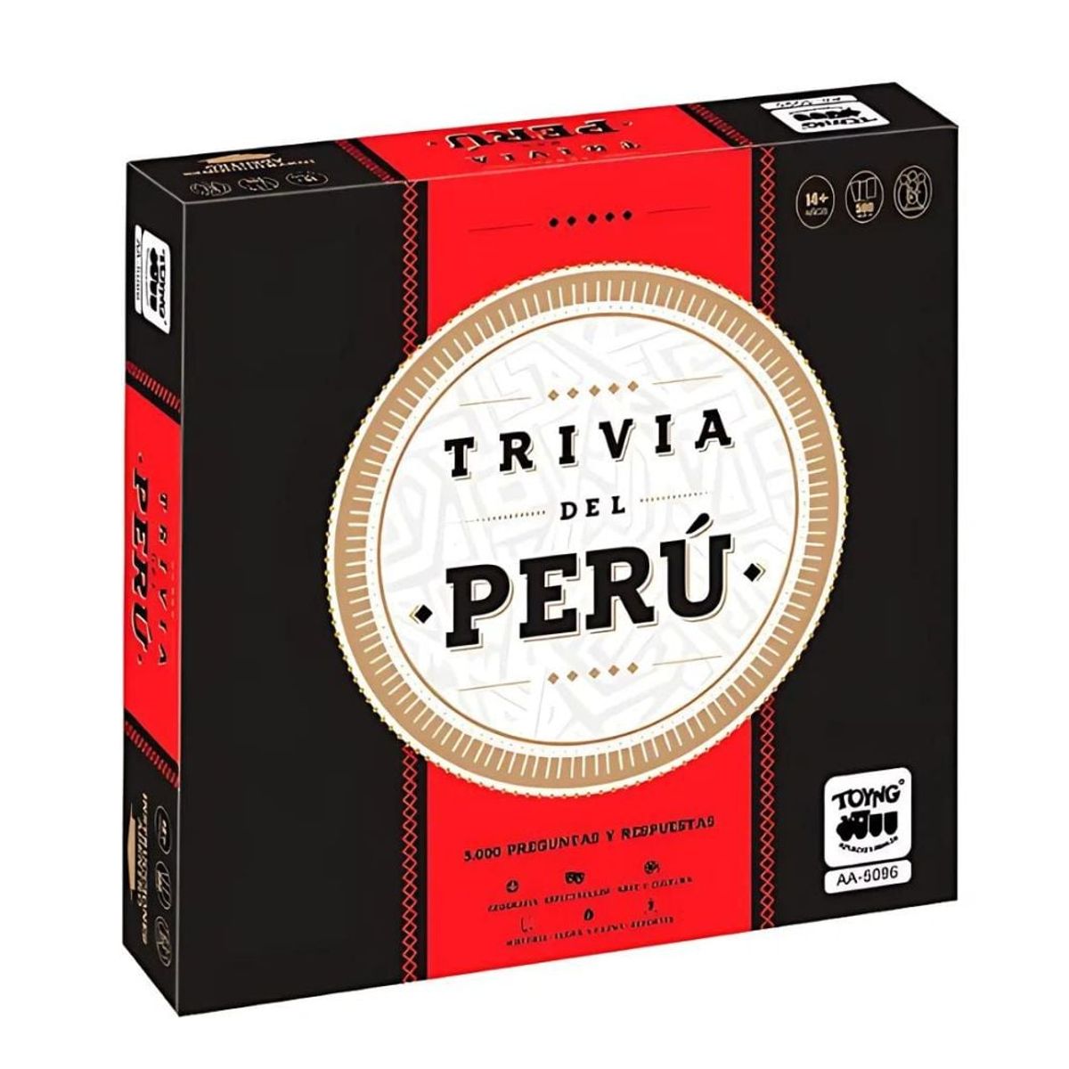 GENERICO - Juego de Trivia del Perú Cartas Juego de mesa Generico