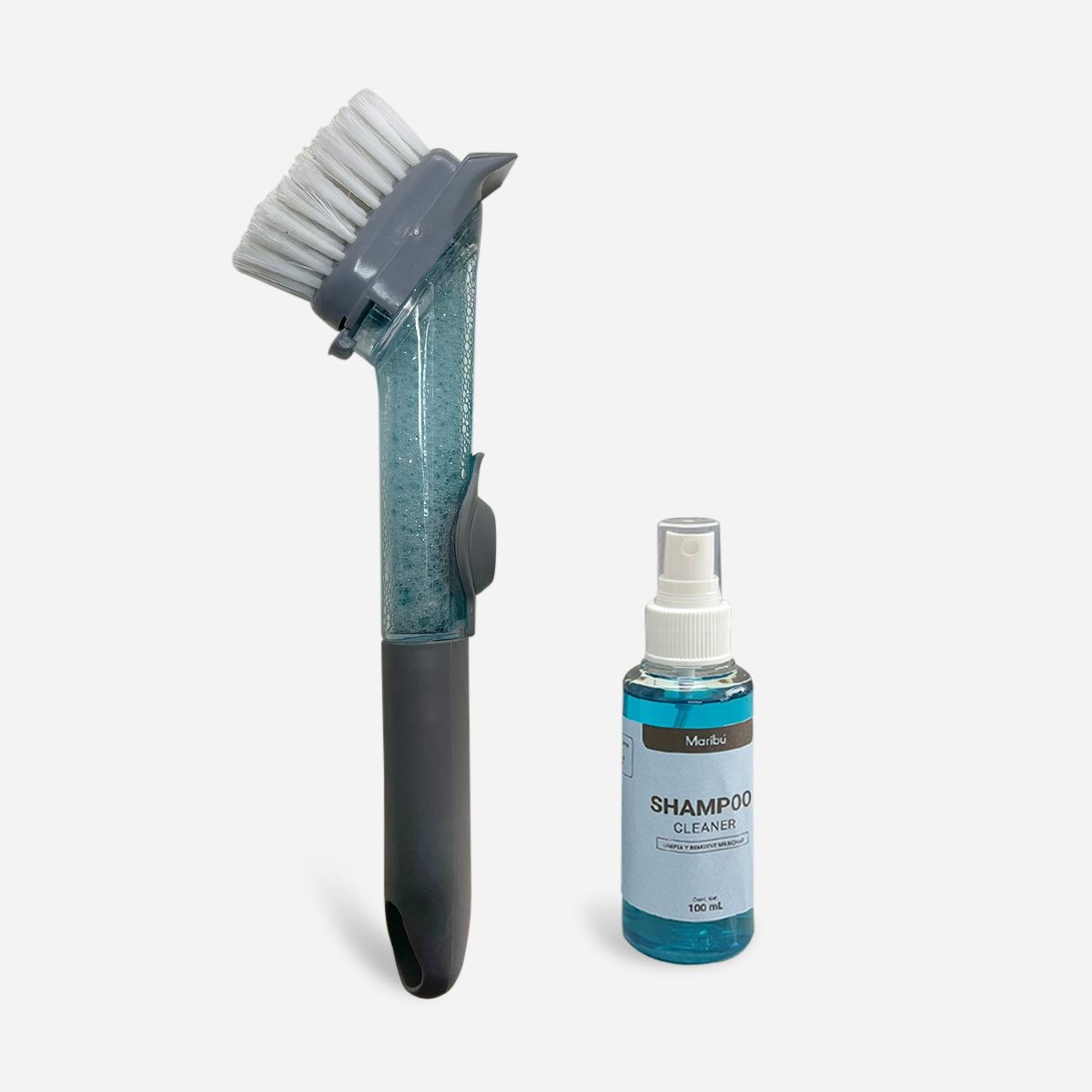 IMPORTADO MC - Cepillo + Shampoo para Limpieza de Calzados - Maribú