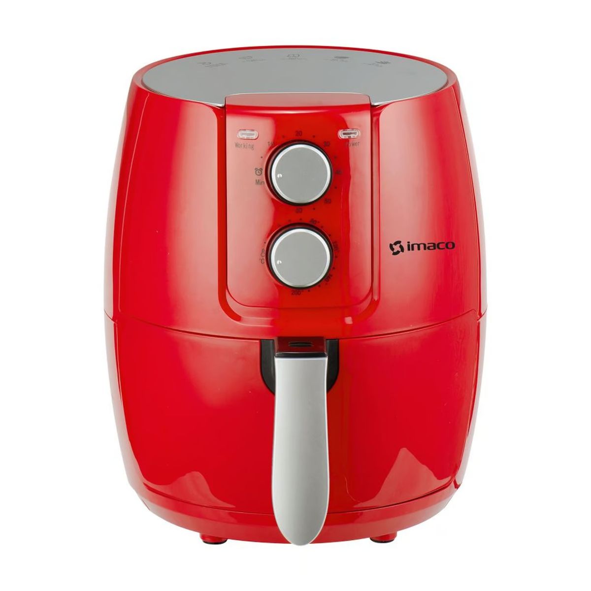 IMACO - Freidora de aire 2.6 litros Imaco AF2714R - Rojo