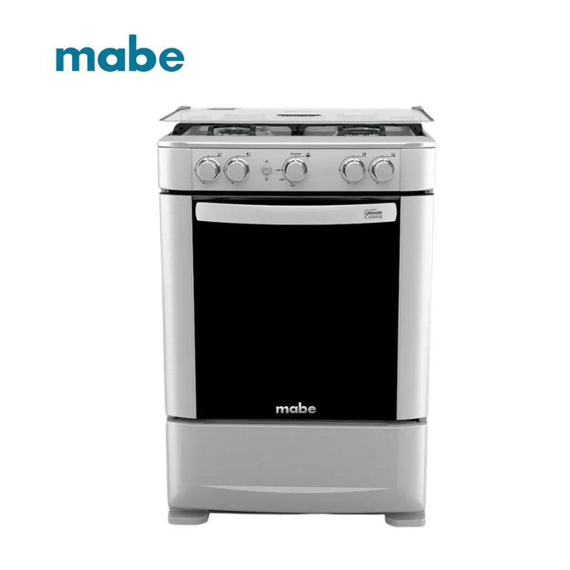 MABE - Cocina 4 hornillas CMP6035FX0 acero MABE