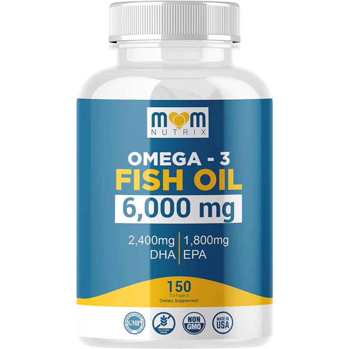 GENERICO - Mom Nutrix Omega 3 Fish Oil 6000 mg 150 capsulas
