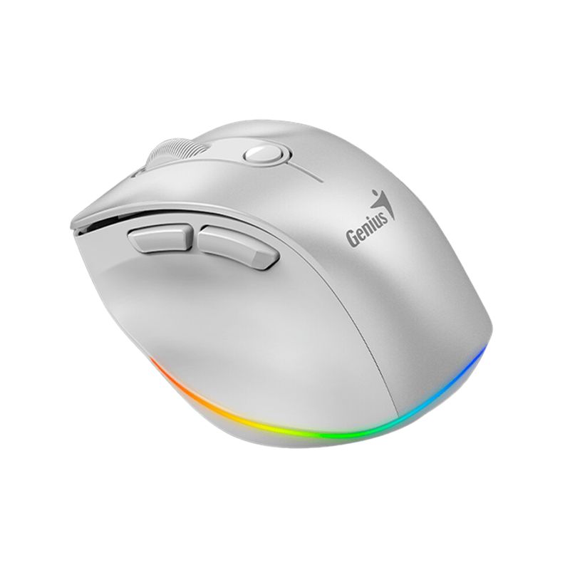 GENIUS - MOUSE GENIUS ERGO 9000S PRO RECARGABLE INALAMBRICOBT SILENT BLANCO
