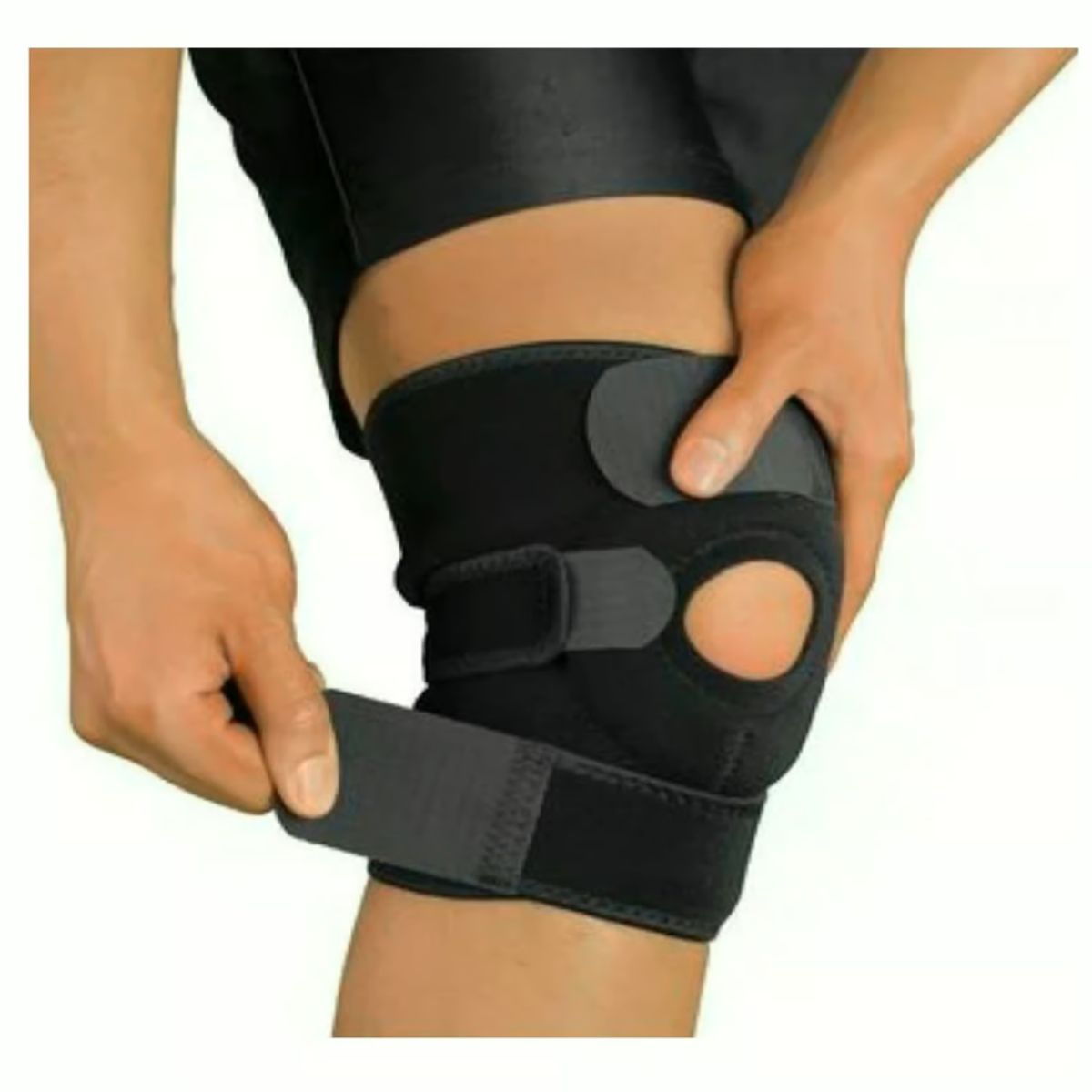 HOLGU - Rodillera Ortopédico Ajustable Velcro Triple Ajuste