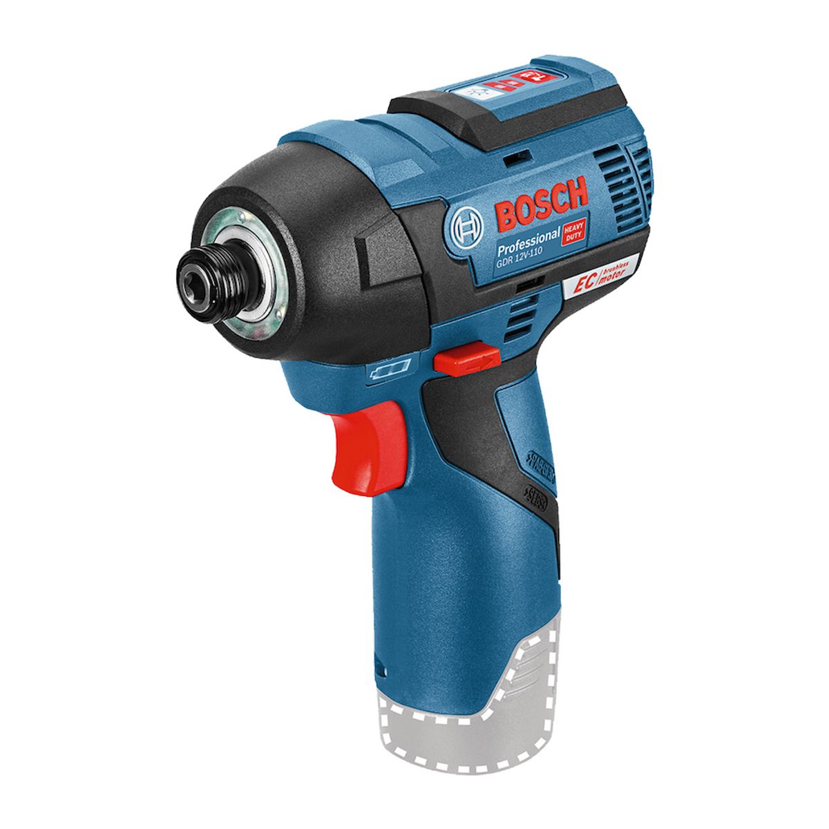 BOSCH - Llave De Impacto Inalámbrica GDR 12v-110 Bosch ¼ Batería y Cargador