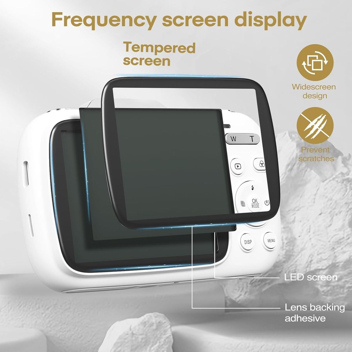 RENVMEXY - Cámara Digital 5K 64MP Renvmexy G7 Blanco 64GB