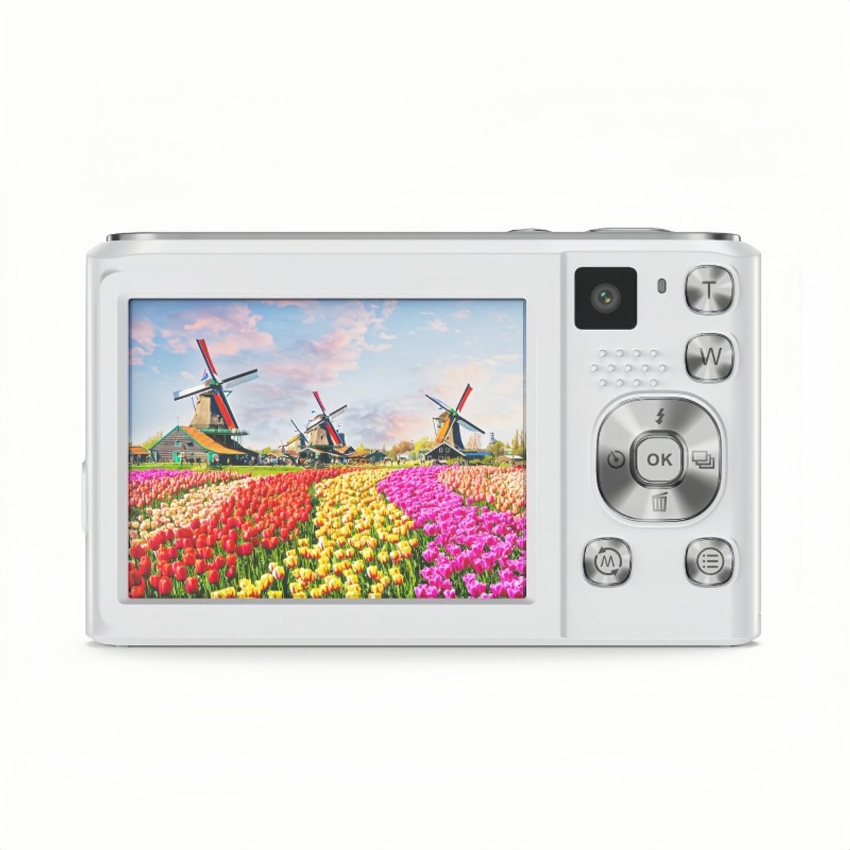 RENVMEXY - Cámaras digitales 4K 48MP Renvmexy DC308 Blanco 64GB