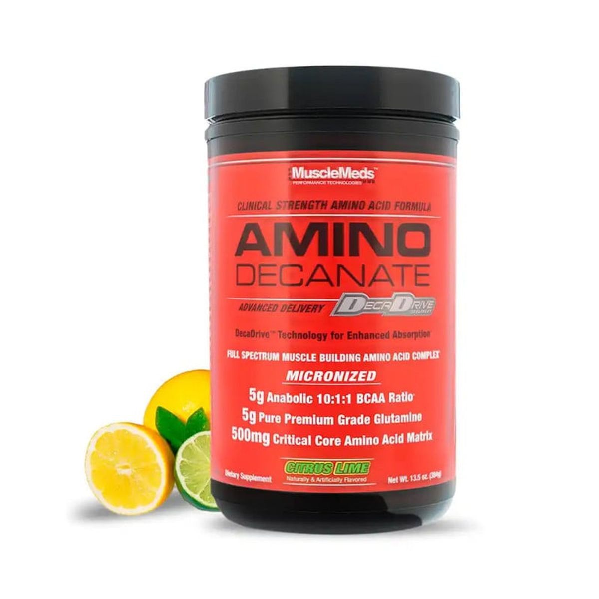 MUSCLEMEDS - AMINO DECANATE 384G CITRUS LIME - MUSCLEMEDS