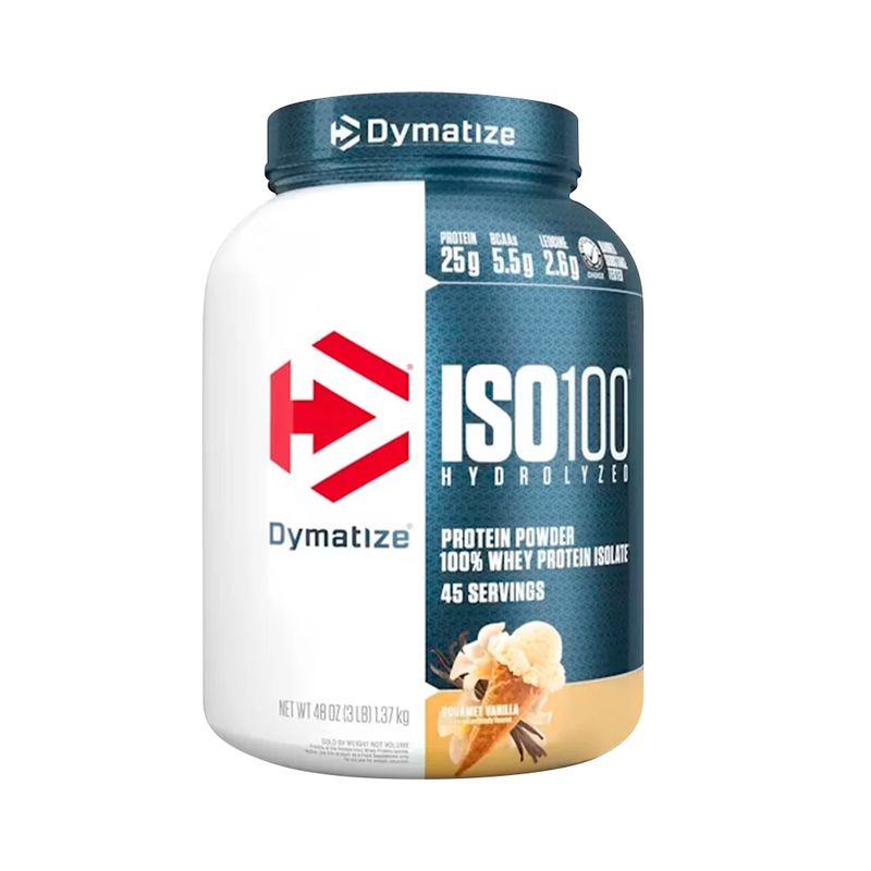 DYMATIZE - Proteína aislada ISO 100 5lb - Dymatize - Vainilla