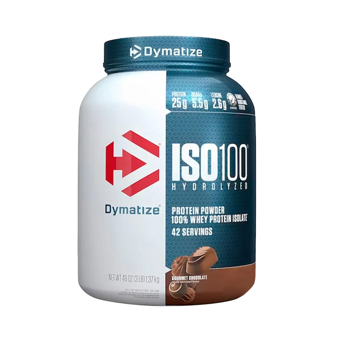 DYMATIZE - Proteína aislada ISO 100 5lb - Dymatize - Chocolate
