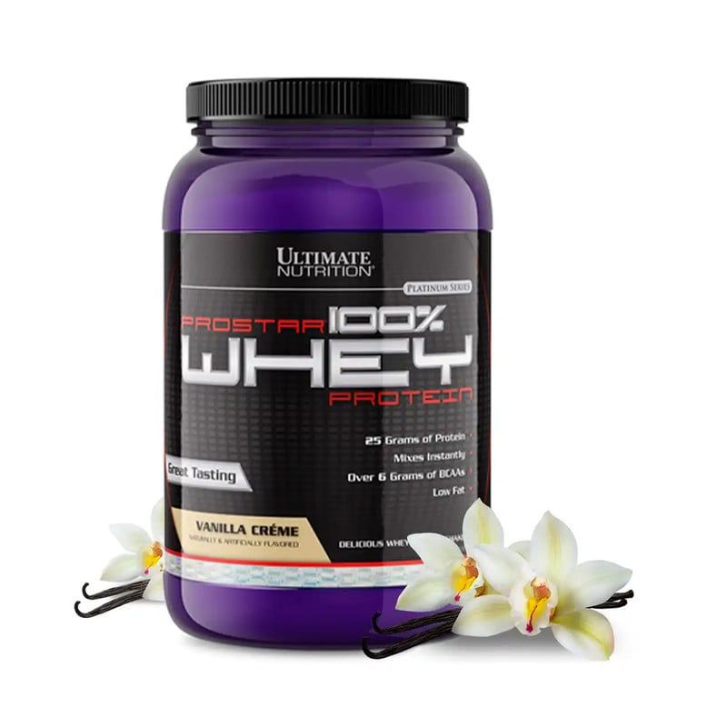 ULTIMATE NUTRITION - PROTEÍNA PROSTAR 100 % WHEY 2LB VAINILLA - ULTIMATE NUTRITION