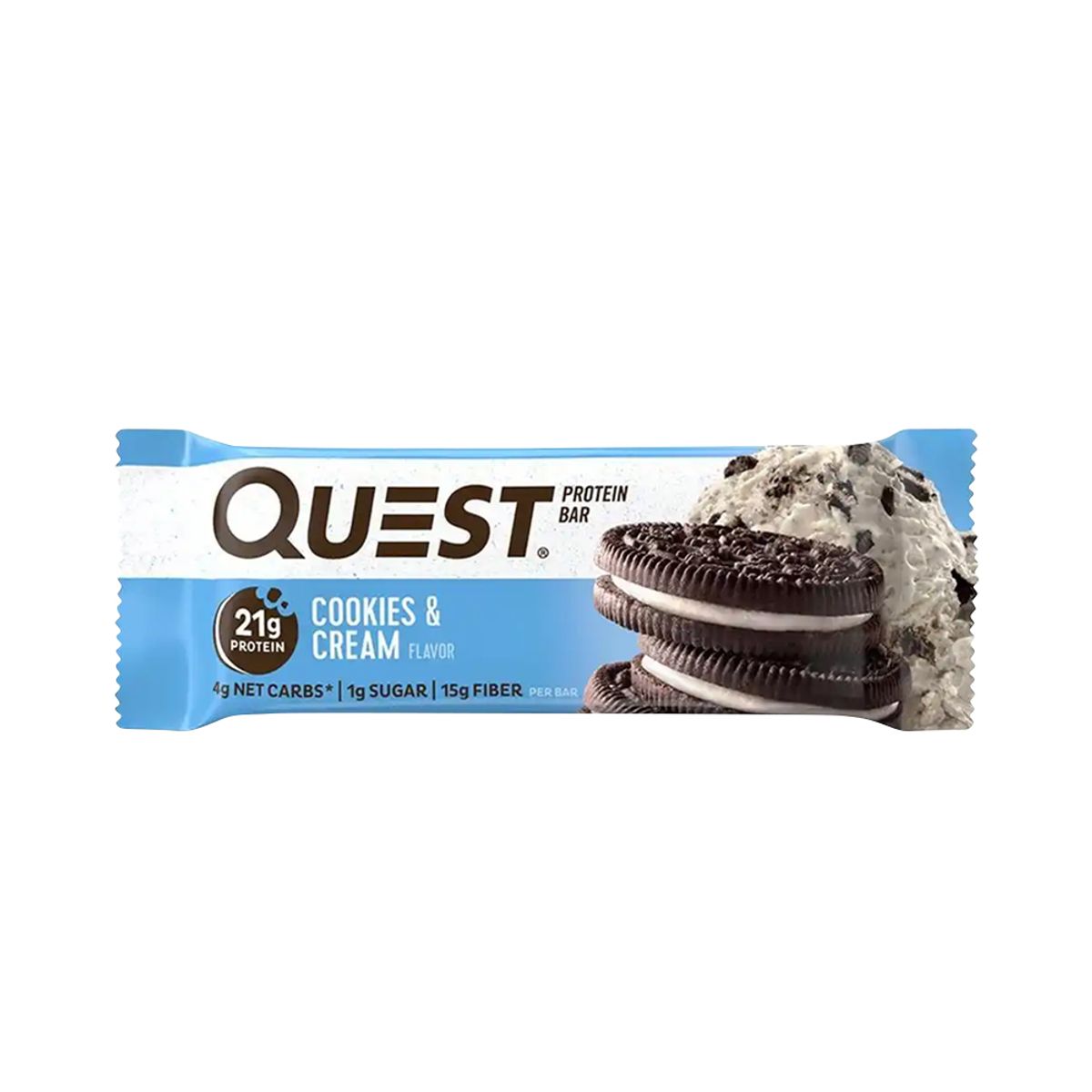 QUEST - Barras de proteína 60gr Cookies & Cream - Quest Nutrition