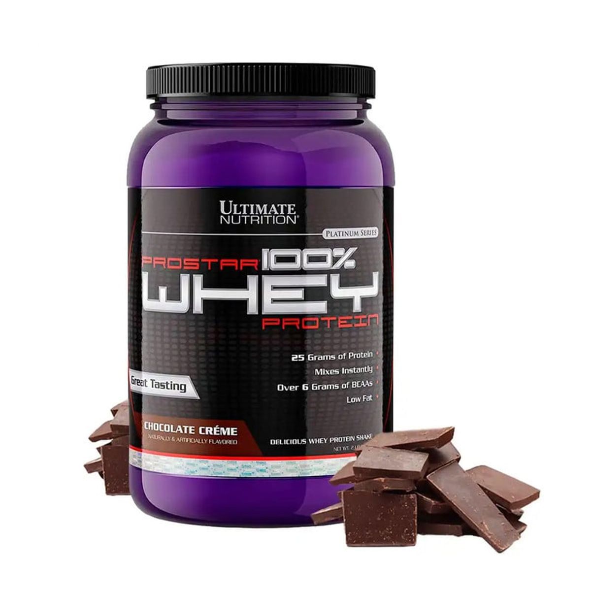 Ultimate Nutrition - PROTEÍNA PROSTAR 100 % WHEY 2LB CHOCOLATE - ULTIMATE NUTRITION
