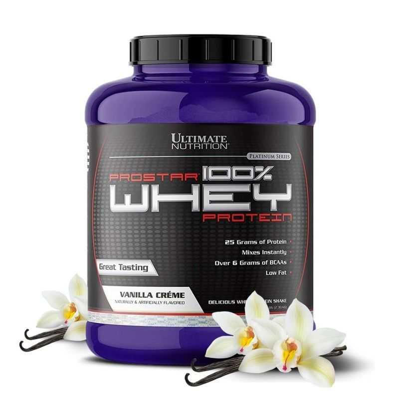 ULTIMATE NUTRITION - PROTEÍNA PROSTAR 100 % WHEY 5LB VAINILLA - ULTIMATE NUTRITION