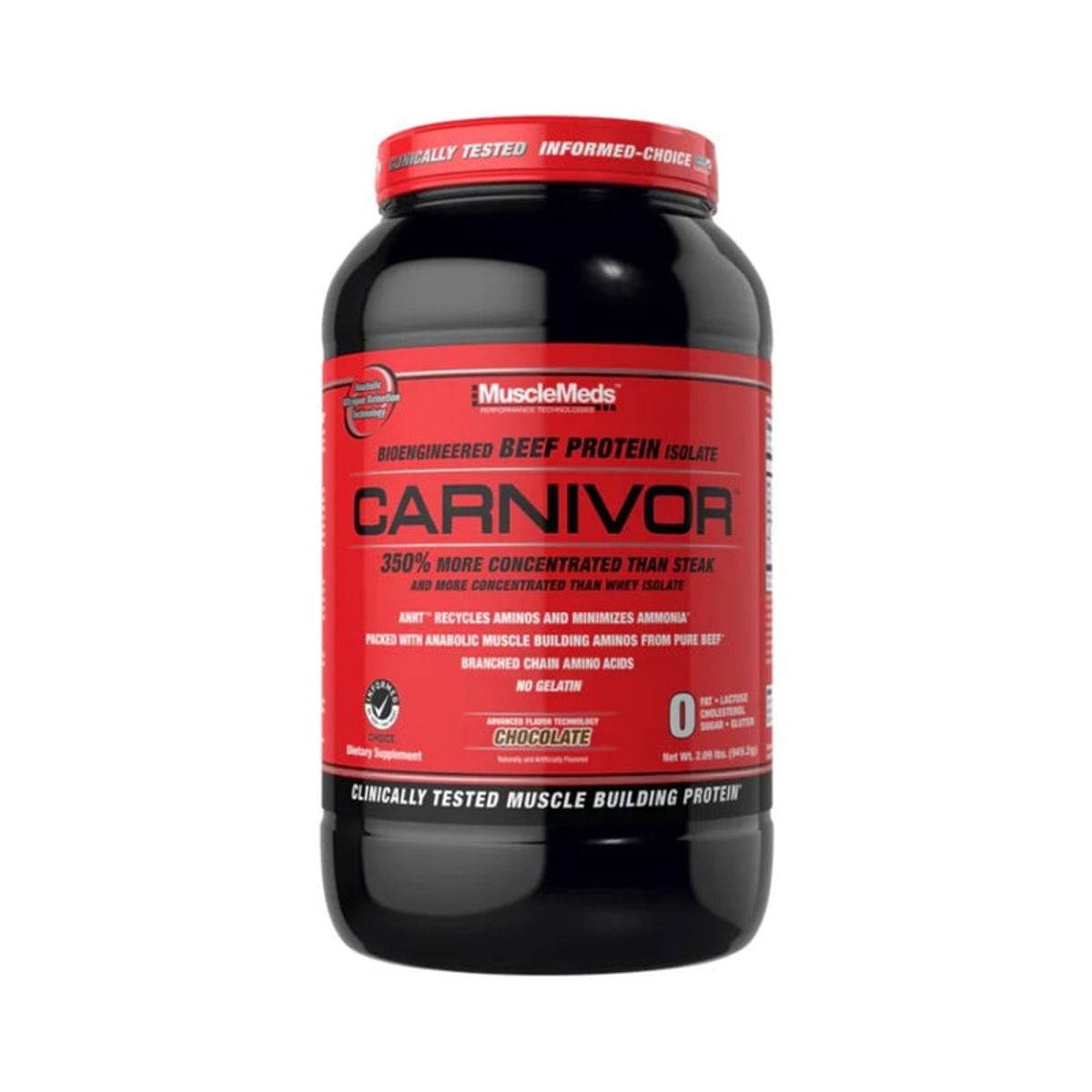 MUSCLEMEDS - Proteína Carnivor 2lb Chocolate - Musclemeds