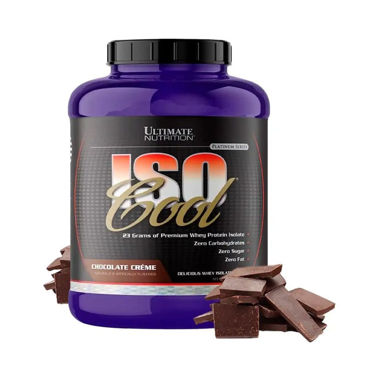 ULTIMATE NUTRITION - Proteína Aislada Iso Cool 5lb Chocolate - Ultimate Nutrition