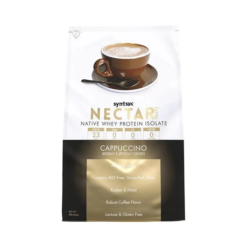 SYNTRAX - Proteína aislada Nectar 2lb - Syntrax - Capuccino