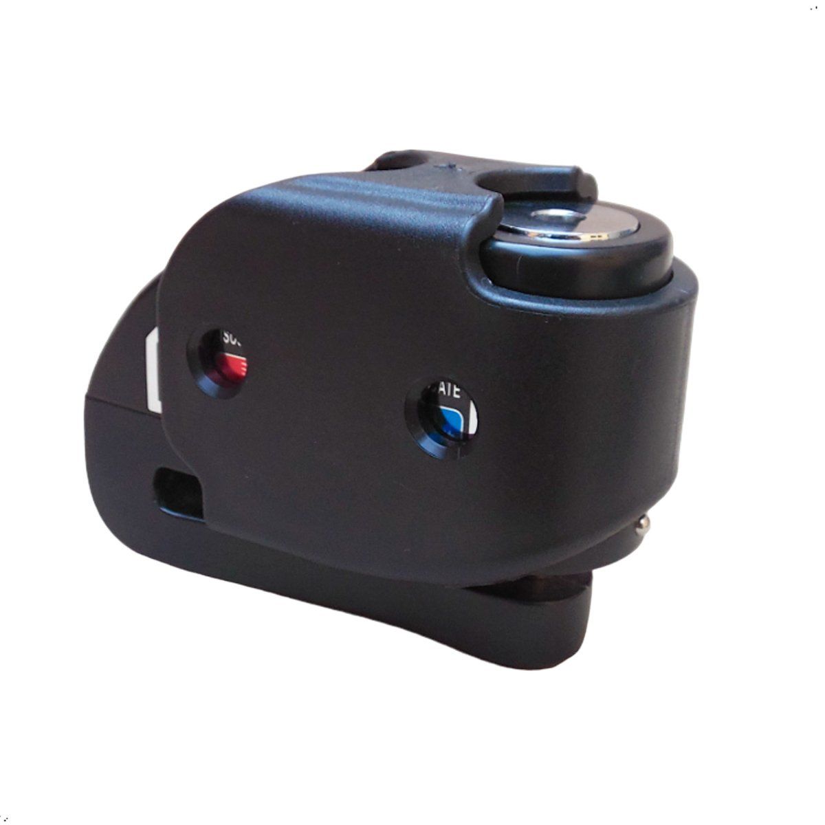 KMASTER - Candado Disco Alarma Kmaster Motocicleta Moto Con Funda