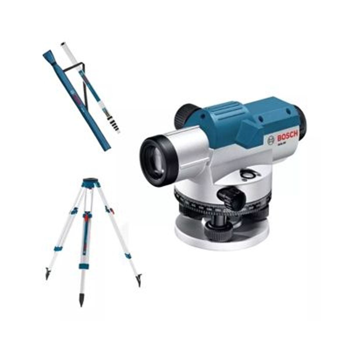 BOSCH - Nivel Optico Bosch GOL 26 D 100m + Tripode BT160/Regla GR500