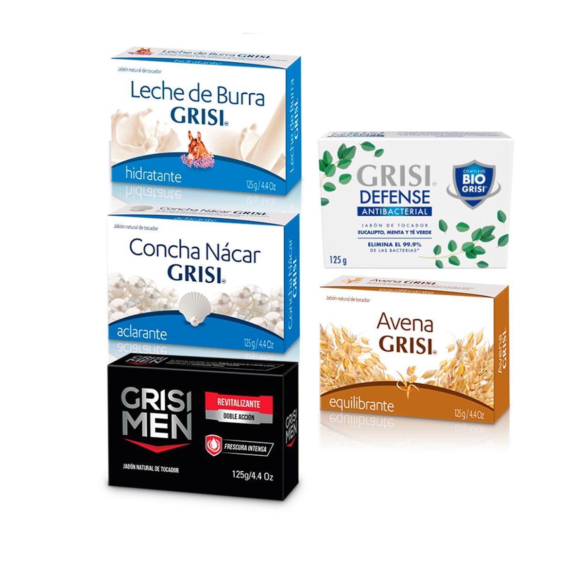 GENERICO - Grisi Jabón 125g Pack X5