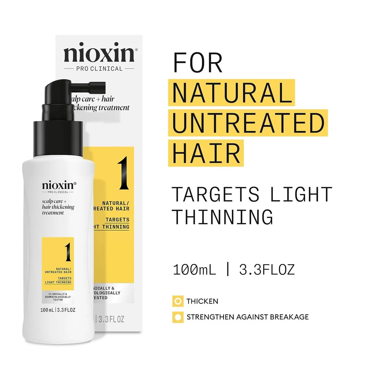 NIOXIN - Nioxin-1 Locion Capilar Tratamiento Para Cabello Natural 100ml