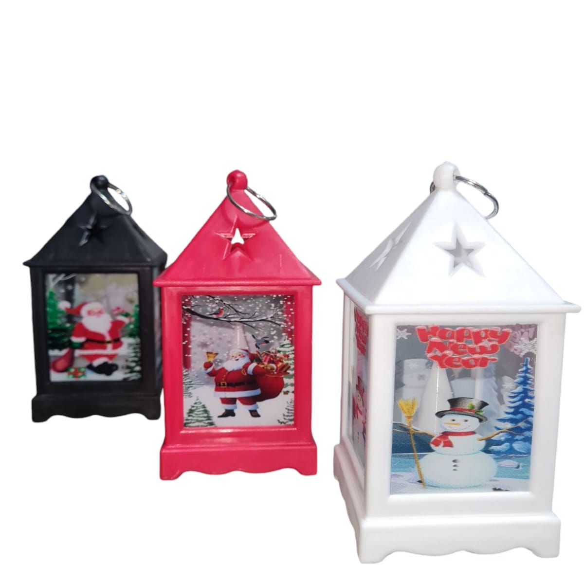 GENERICO - Mini farol navideño con luz led